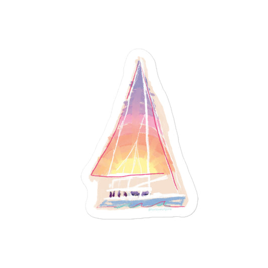 Sunset Sailboat